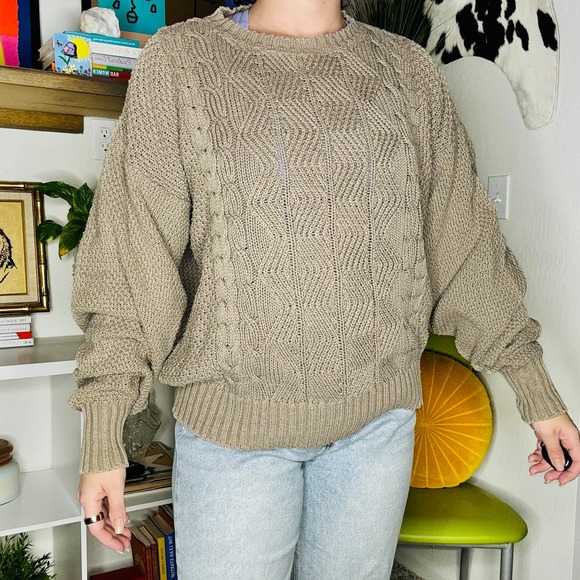 Lobo By Pendelton Brown Knit Sweater Pullover - Picture 2 of 4